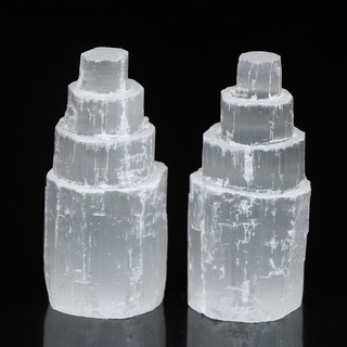 Đá pha lê selenite tự nhiên màu trắng dùng trang trí