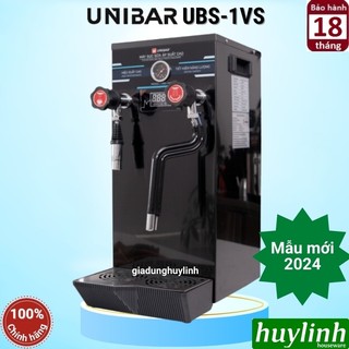  Máy đun nước sục sữa áp suất cao Unibar UBS-1VS - 2200W - Thiết bị pha chế  2VS - dòng 2 vòi sục  