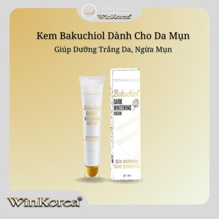 Kem Mụn Bakuchiol Giúp Dưỡng Trắng Da, Hỗ Trợ Ngừa Mụn, Dưỡng Ẩm Da, Mờ Thâm 20g WinKorea