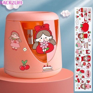 Dụng cụ gọt bút chì tự động hình gấu carba 2life sử dụng pin cho học sinh / văn phòng