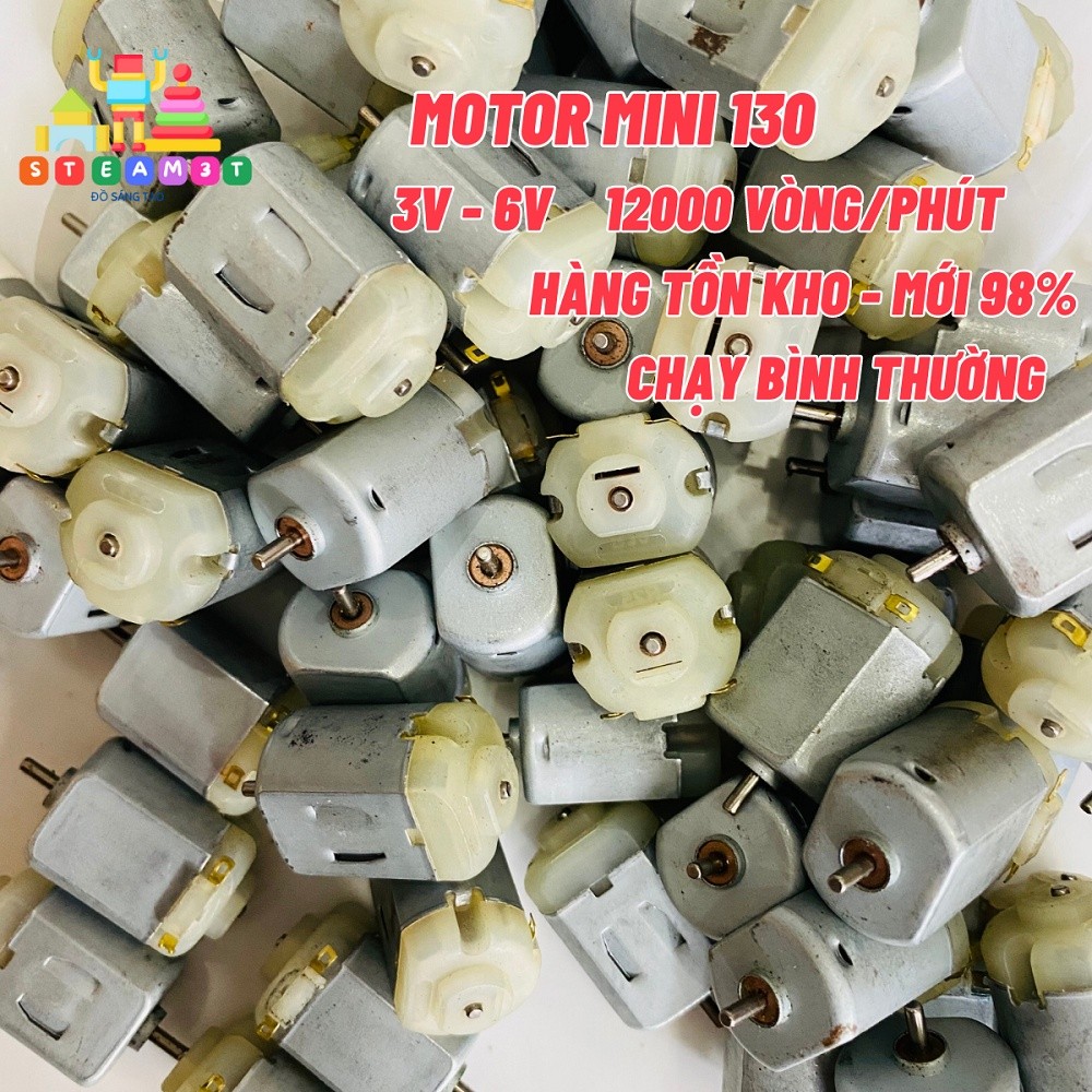 Motor mini 130 3v 6v siêu rẻ có chổi than