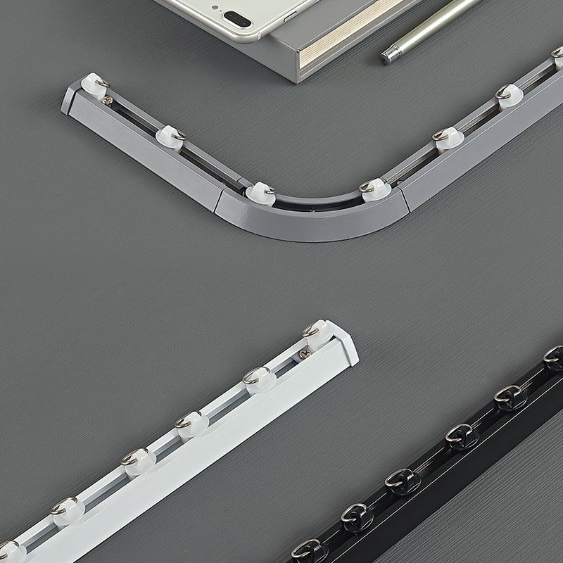 Thanh ray trượt ròng rọc không đục lỗ thanh ray trượt thanh ray thẳng Thanh treo rèm thanh ray siêu 