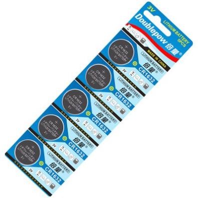 Pin Doublepow CR1632 3V Lithium vỉ 5 viên