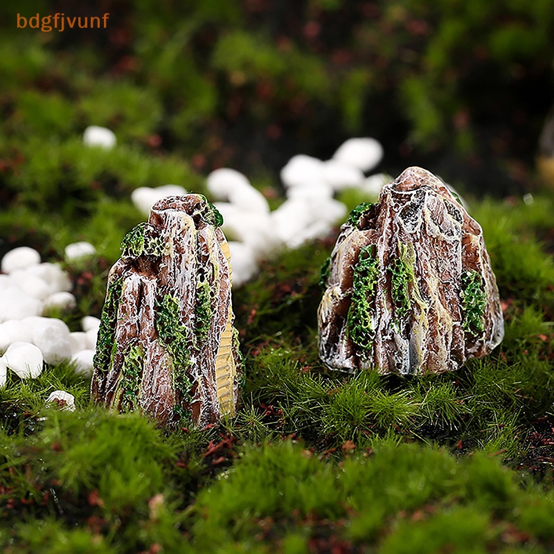 Mô Hình Ngọn Núi mini Bằng Nhựa resin Tự Nhiên Trang Trí Sân Vườn vn