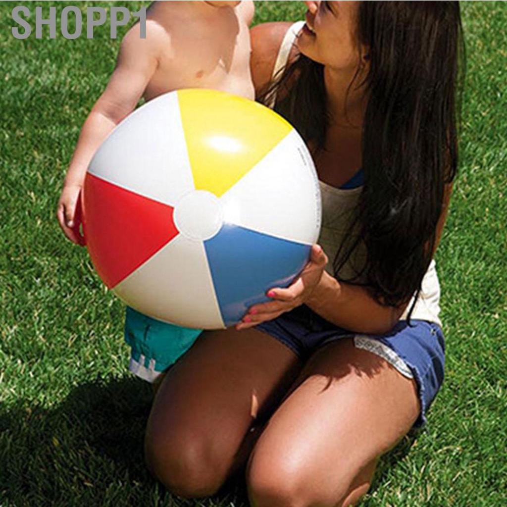 Shopp1 New Four Color Beach Ball Inflatable For Swimming Pool Water Sports