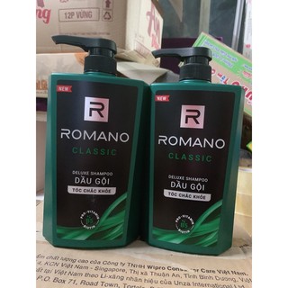Dầu gội Romano chai 650g