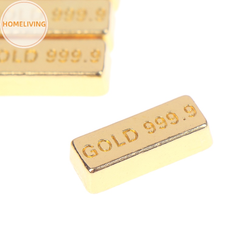 Set 10 Đồng Xu Vàng Mini Tỉ Lệ 1: 12 Trang Trí Nhà Búp Bê vn