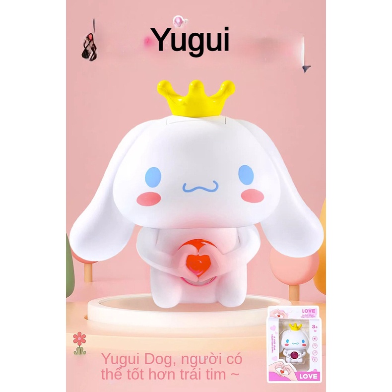 Đồ chơi phát âm thanh "I Love You" và bắn tim phát sáng,quà tặng bạn trai/gái-Cinamoroll Phiên bản có Box Cao Cấp |