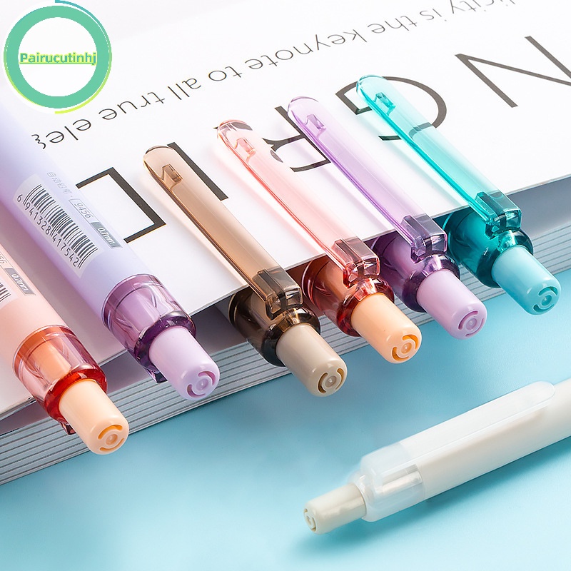 Parucutin Bút Chì Bấm Tự Động Màu Trơn Dễ Thương Cho Học Sinh / Văn Phòng