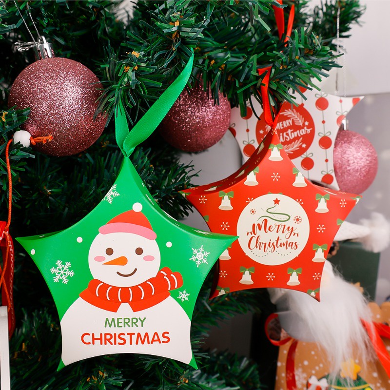 Hộp Giấy Đựng Kẹo / Quà Giáng Sinh Hình Ông Già Noel / Người Tuyết