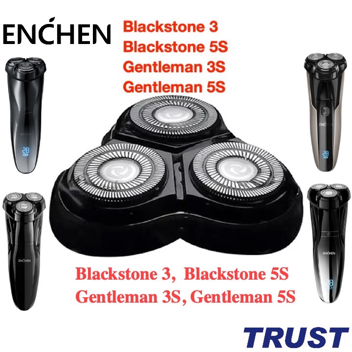 Đầu Cạo Râu  Enchen Blackstone 3,  Blackstone 5S, Gentleman 3S, Gentleman 5S -Lưỡi dao cạo râu thay thế