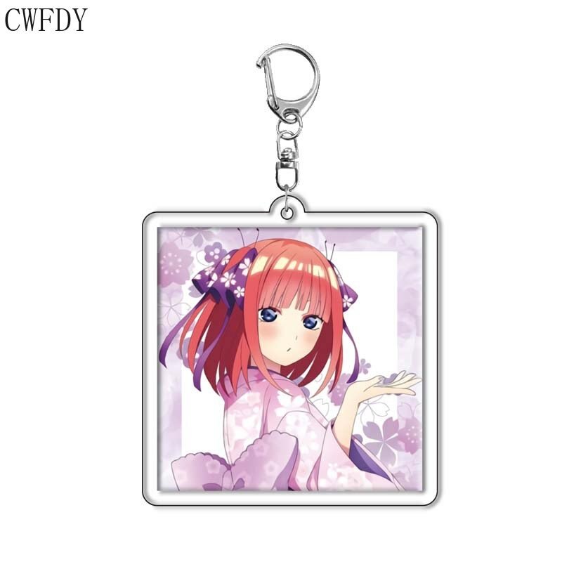 Móc khóa NHÀ CÓ 5 NÀNG DÂU The Quintessential Quintuplets Keychain Nakano Ichika Nino Miku Yotsuba Itsuki Acrylic
