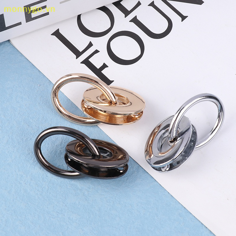 Monnygo 1 Khóa Kim Loại Tròn o Cho Túi Xách Da vn