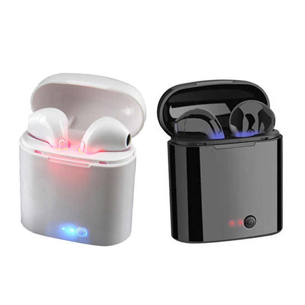 PK Wireless Earphone I7/i7S 5.0 Wireless Earphone Noise Canceling Earphone