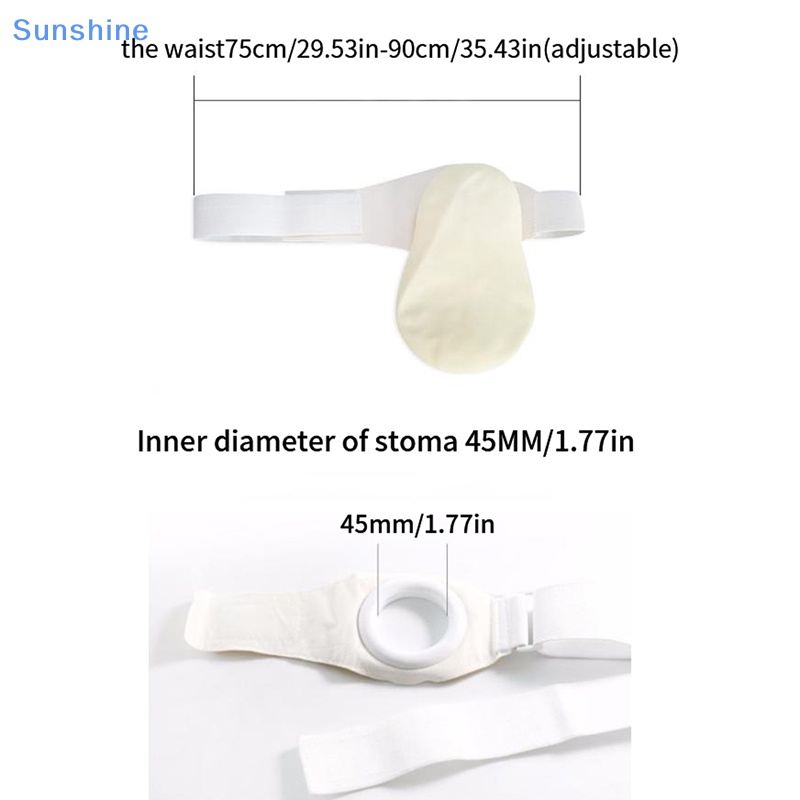 Sun Túi Silicon Thoát Nước Đeo Hông ostomy Có Thể Thoát Nước Sau Túi colostomy vn