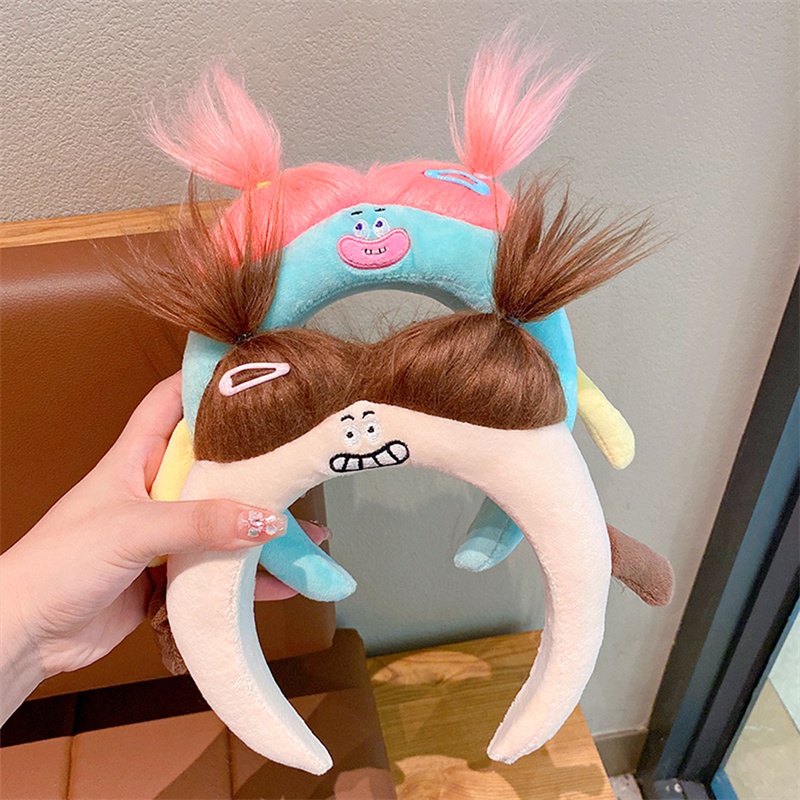 Băng Đô Hình Búp Bê sanfu Xấu Xí Nhồi Bông Vui Nhộn xiaohongshu internet Cùng Phong Cách Người Nổi Tiếng ac