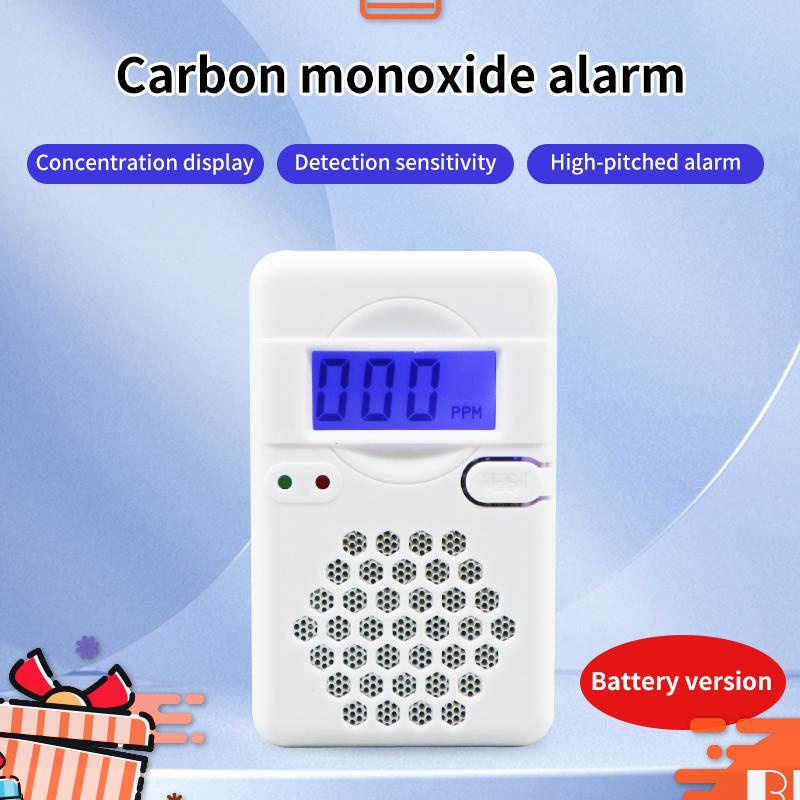 Co gas Cảm Ứng Âm Thanh Đèn Cảnh Báo Rò Rỉ Chạy Pin Cho Nhà