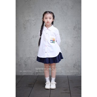 [Có sẵn] [Ảnh thật] Áo Sơ Mi Milky - MSP 2739