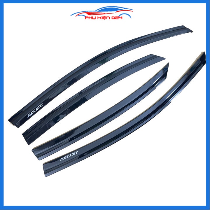 Vè mưa Accent 2018-2023 vè đen che mưa bảo vệ trang trí xe