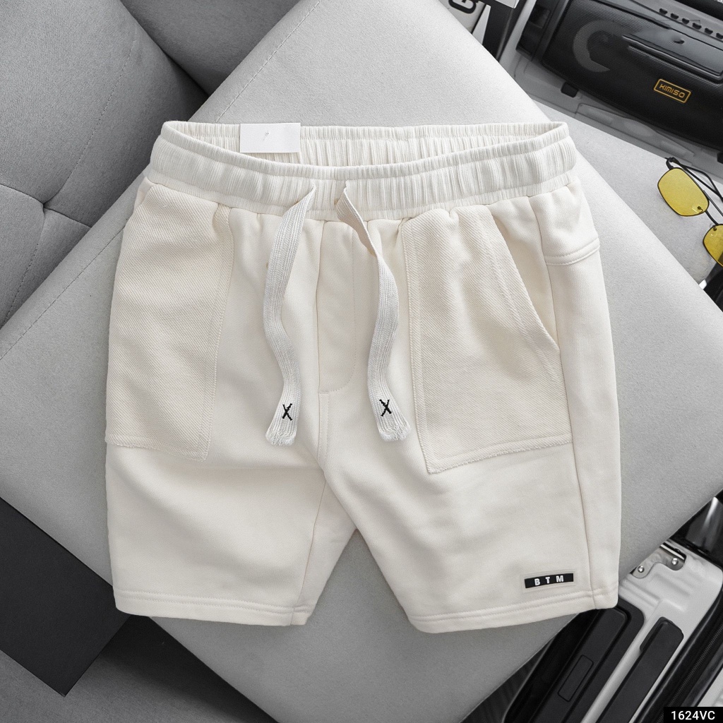 Quần short thể thao BTM Quần đùi chất vải nỉ chân cua Hàn  thoáng mát, thoải mái co giãn 4 chiều