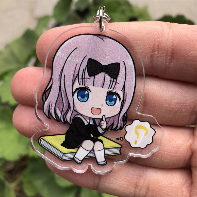 Móc khoá Anime Kaguya-sama?Love Is War Fujiwara Chika Ishigami Yuu Anime Manga Nhật Bản Phụ Kiện Trang Trí Túi xách Balo