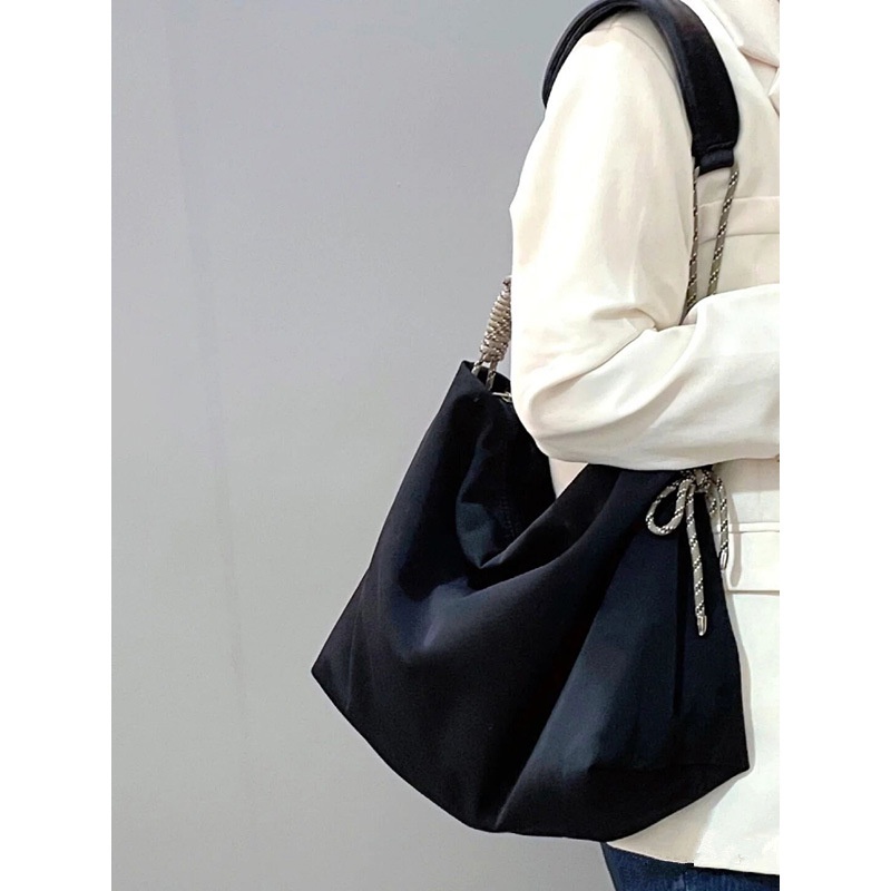 Túi tote Đeo Vai Vải oxford Kích Cỡ Lớn Thời Trang 2023 Dành Cho Nữ