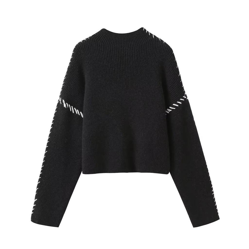 Áo sweater Mùa Thu Hai Dây Phong Cách Mới Kiểu Lười Cho Nữ