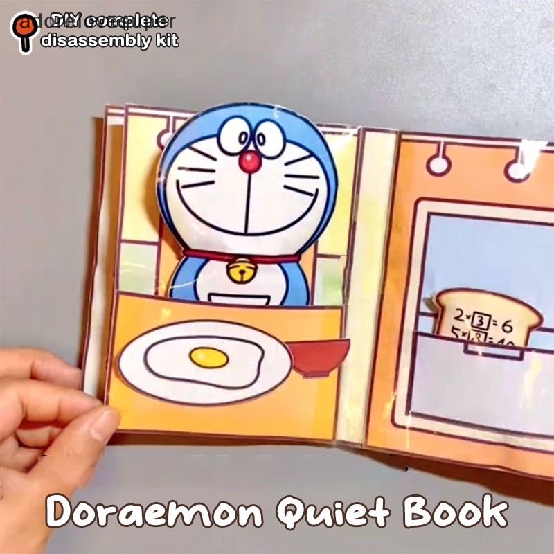 Ad1vn Đồ Chơi sticker Dán Trang Trí Hình Quyển Sách Hình Ngôi Nhà doraemon melody diy Quà Tặng Giáng Sinh Cho Trẻ Em martijn