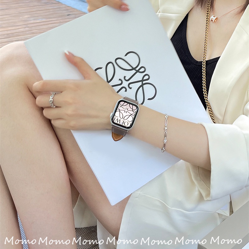 Da Dây Đeo Tay Thay Thế Cho Đồng Hồ apple watch 44mm 45mm 42mm 41mm 40mm 38mm 49mm series 4 5 6 se 7 8 ultra