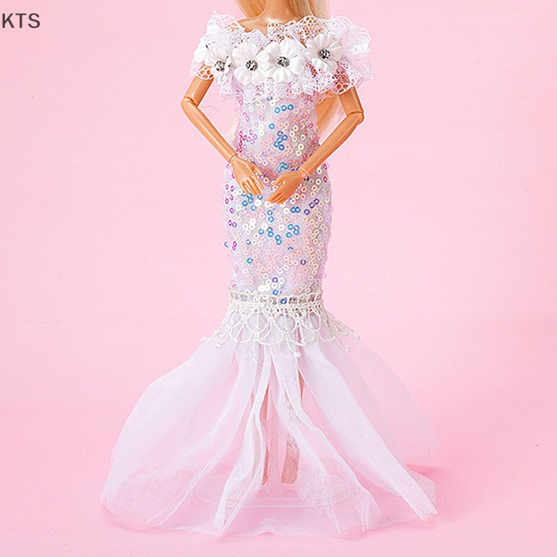 1 Bộ Đầm Múa Ba Lê Phối Ren 30cm Cho Búp Bê Barbie