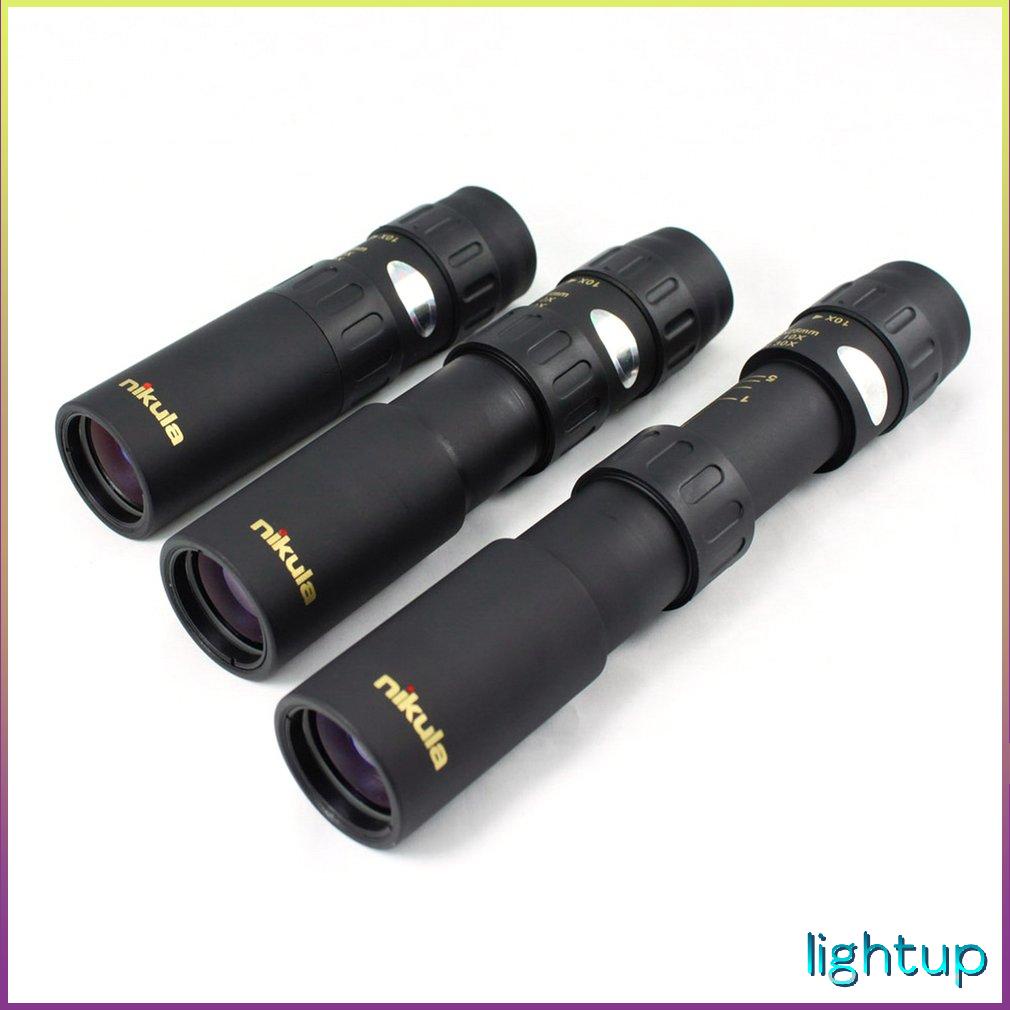 Binoculars 10-30X25 Zoom Monocular Telescope Pocket Optical Prism Scope