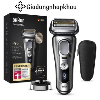 Máy cạo râu braun series 9 pro premium 9417s, made in germany, bh 24 tháng, giadungnhapkhau19