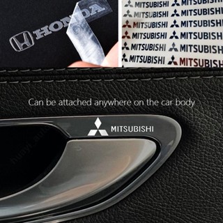 Mitsubishi Miếng Dán logo 3d Bằng Kim Loại Trang Trí Cửa Sổ Xe Hơi mitsubishi xpander cross pajero outlander sport eclipse triton lancer