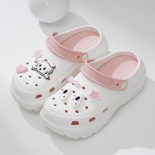 AYUER Puff Cloud 6.5CM Đế dày Thoải mái Hoạt hình ngoài trời Xăng đan đi biển DIY