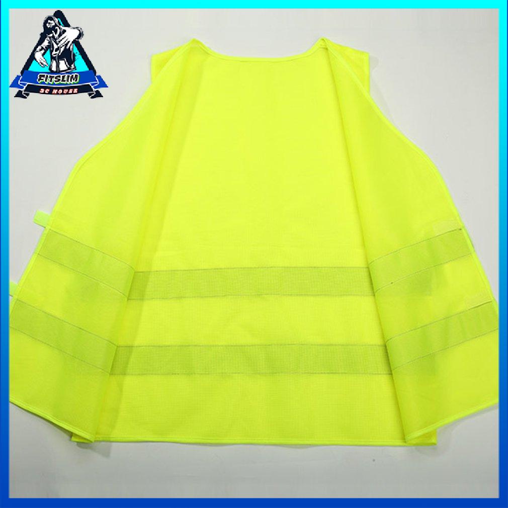 Reflective Vest High Visibility Fluorescent Green Outdoor Safety Clothing