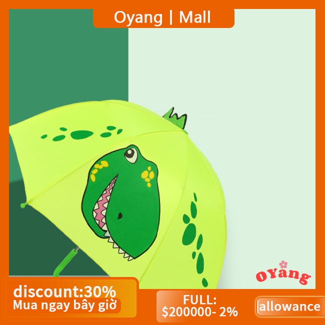 Dù Che Nắng 8 Xương Chống Trượt In Họa Tiết Hoạt Hình Dễ Thương Dành Cho Bé Trai / Bé Gái