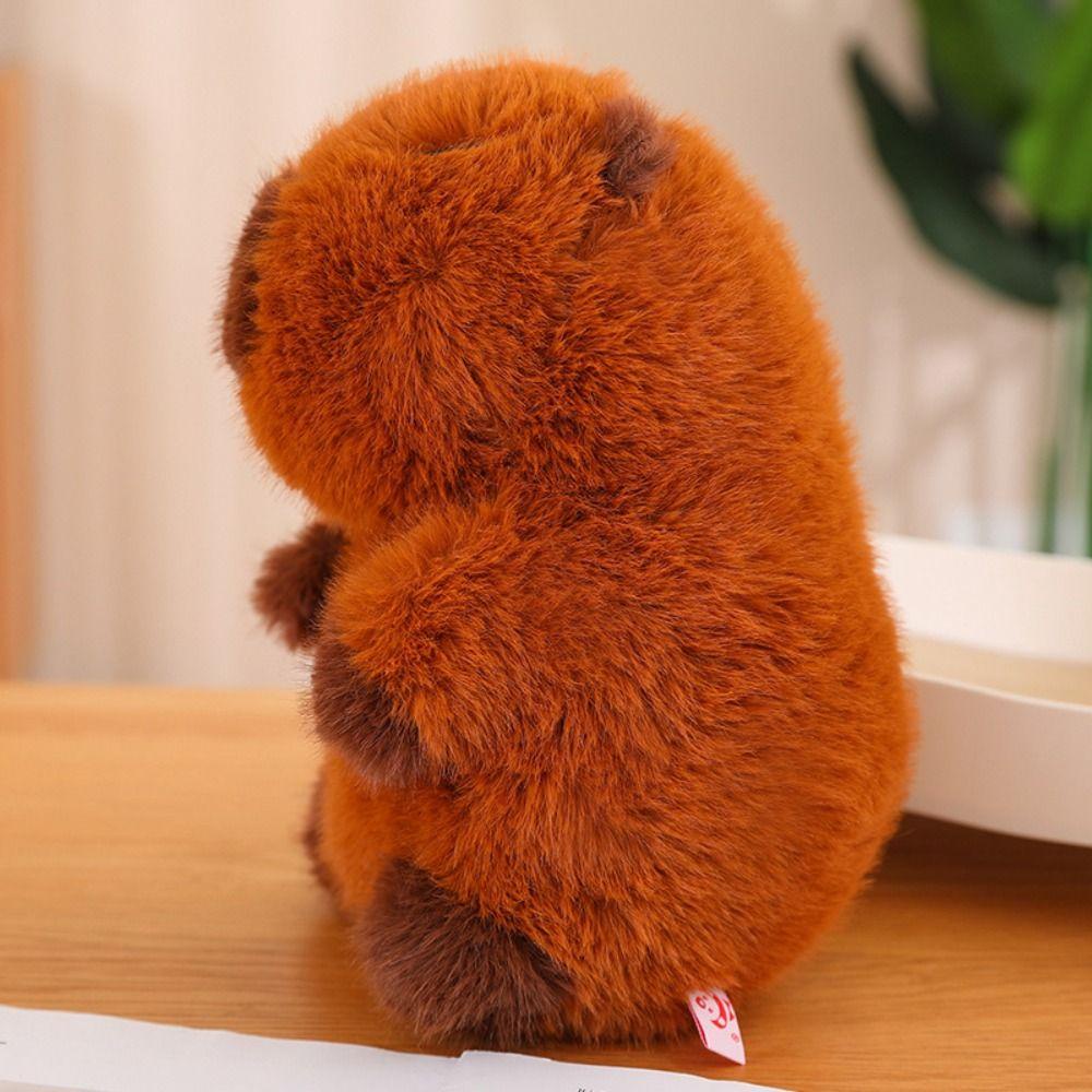 Mmluck capybara Đồ Chơi Búp Bê Nhồi Bông capybara Rodybara rodent capybara Có Tóc Búp Bê capybara Mềm Mại Trang Trí Nhà Cửa