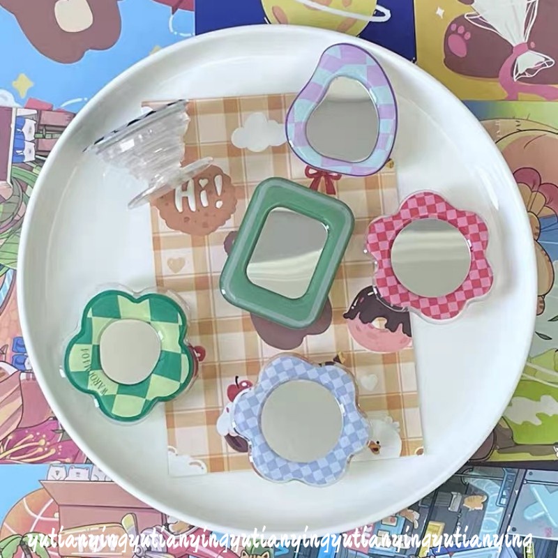 Thời Trang Giá Đỡ Điện Thoại Dạng Nhẫn Đeo Tay Hình Gấu / Mèo Đáng Yêu