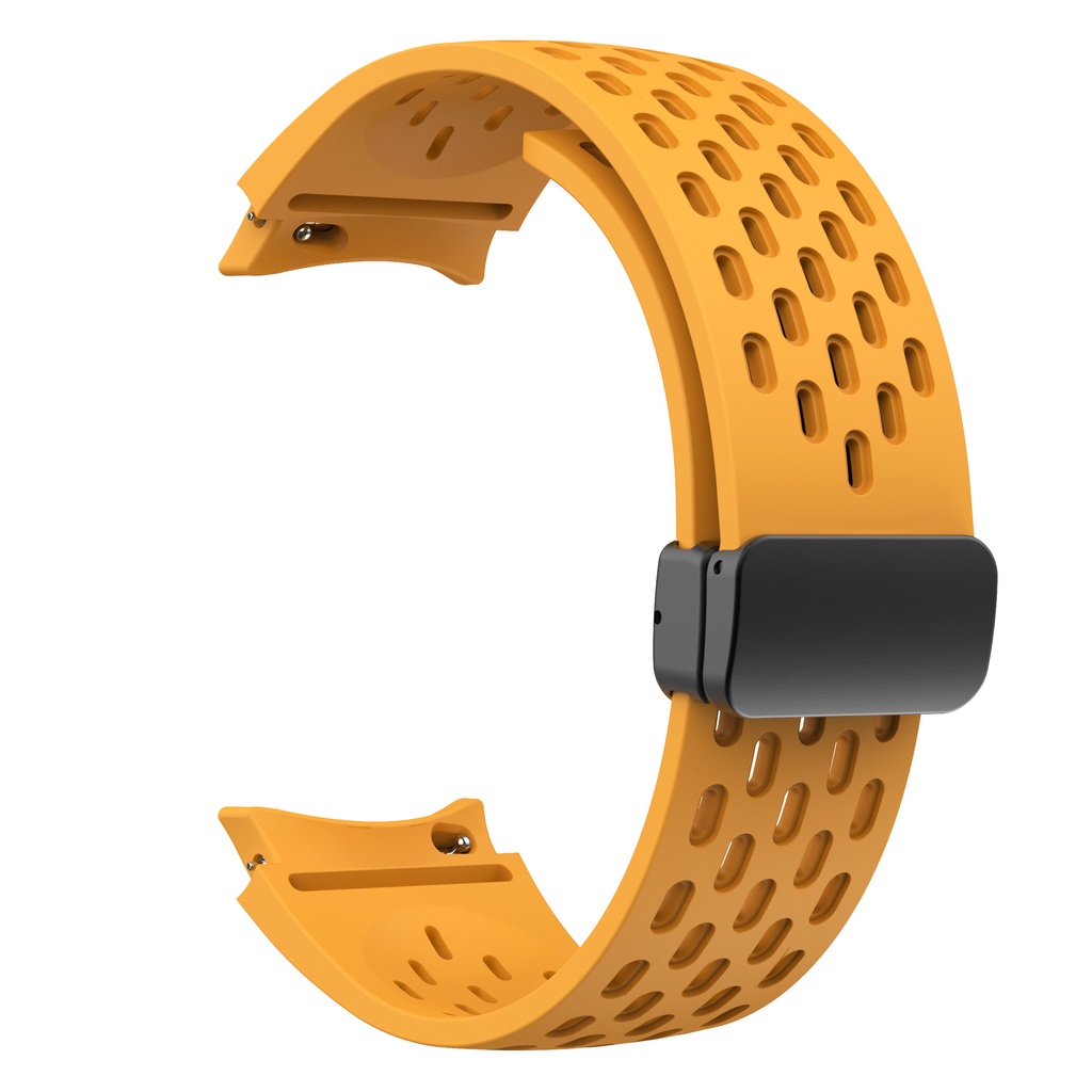 Silicone Dây Đeo Silicon Từ Tính Cho Đồng Hồ Thông Minh samsung galaxy watch 6 / 4 classic 47mm 46mm watch5 pro 6 5 40mm 44mm 45mm