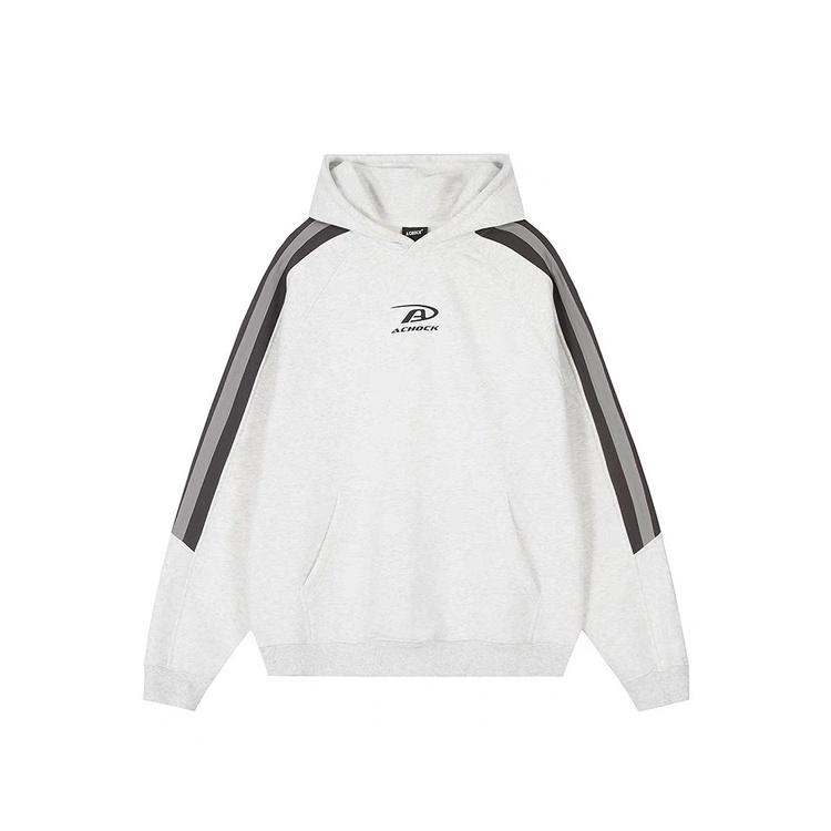 Áo Nỉ Sweater Dày Dặn Áo Nỉ Phối kẻ sọc vai unisex Fox Luxury