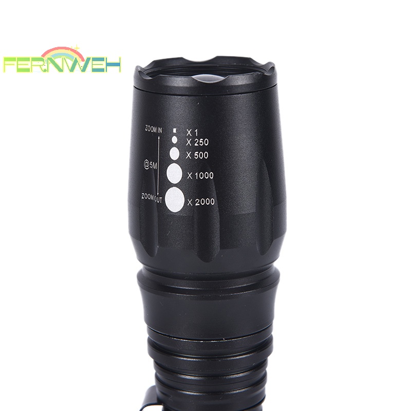 Đèn Pin led Quân Đội Siêu Sáng 90000lm t6 Phóng To Được 18650