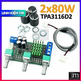 Mạch Khuếch Đại Âm Thanh 2*80W TPA3116D2 12-24V