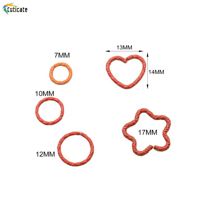 Set 200 Hạt Kim Loại Rỗng Đa Năng Làm Mũ / Túi Xách