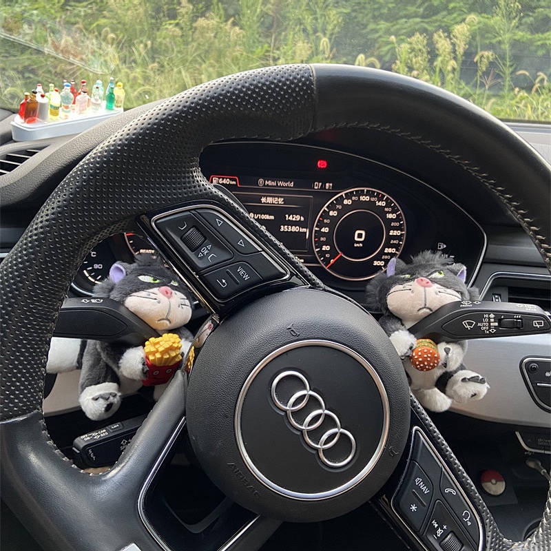 Car Huai Block Cover Decoration Lucifer Cat Car Turn Light Wiper Blade Creative Doll Decoration Car Decorations Female xgSJ