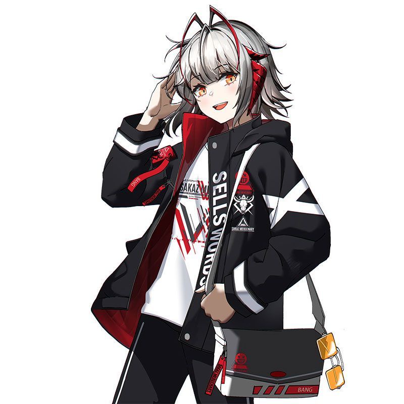 Arknights Áo Khoác Gió In Hình anime Đội Hầu Hết 02 Thời Trang Thu Đông