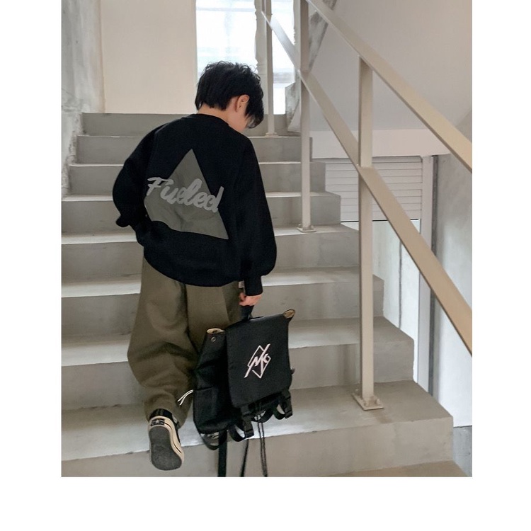 Áo Nỉ Dài Tay In Chữ Phong Cách Mới Cho Bé Trai 90-160cm