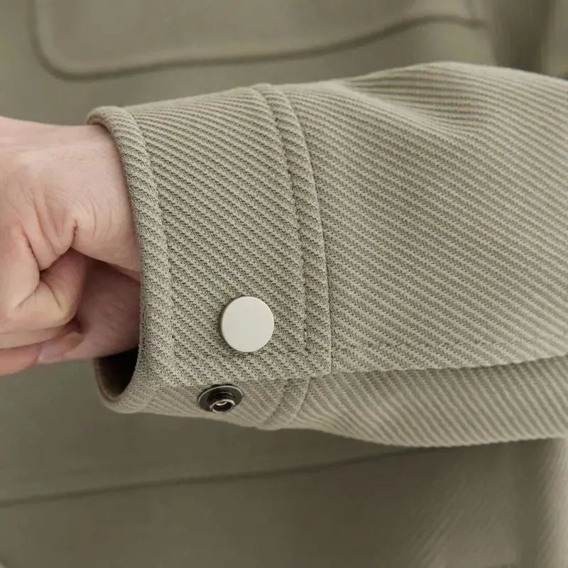 Áo Khoác Tay Dài Thời Trang Đường Phố Mùa Thu Cho Nam