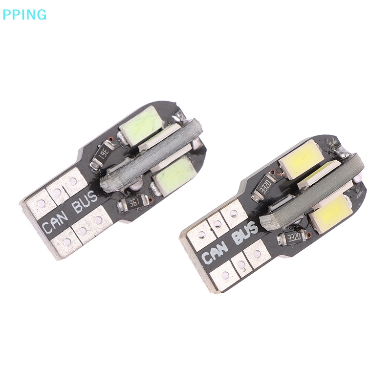 Bộ 2 Bóng Đèn led t10 canbus 5630 8smd 12v 8000k Ánh Sáng Trắng Dành Cho Ô Tô