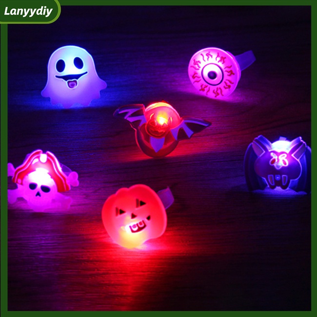 Lanydiy Set 50 Vòng Đèn led 9-13 Dùng Pin Có Thể Điều Chỉnh Kích Thước Dùng Cho Tiệc halloween