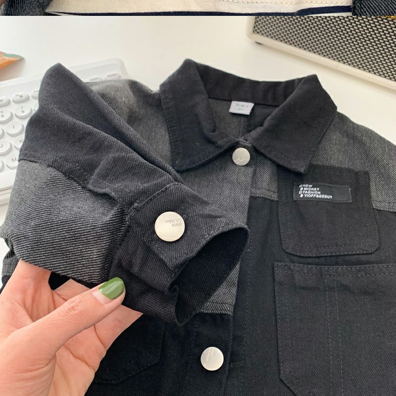 Áo Khoác denim Phong Cách Hàn Nhật Mới 2023 Cho Bé Trai